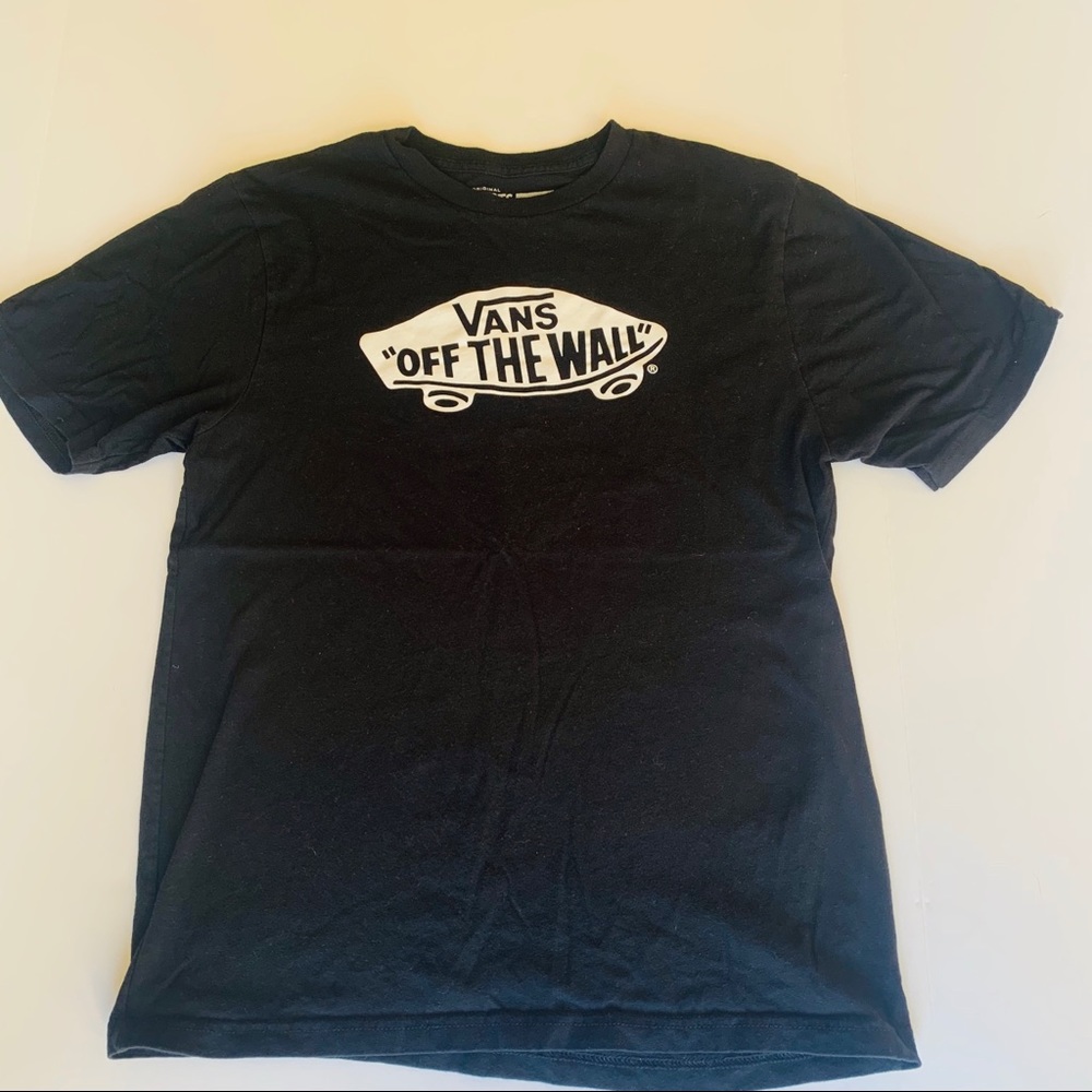 EUC Vans Kids XLarge Black T-shirt
